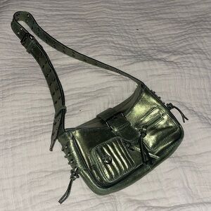 FREE PEOPLE GREEN PURSE